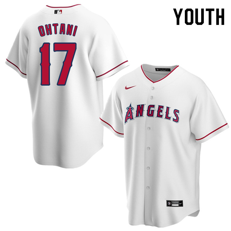 Nike Youth #17 Shohei Ohtani Los Angeles Angels Baseball Jerseys Sale-White